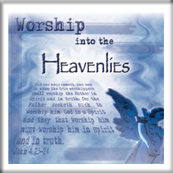 Worship Into The Heavenlies Album Cover Art